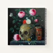 Carnet Crâne et Rose (Dos)