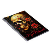 Carnet Crâne et Roses (Côté Droit)