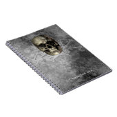 Carnet Crâne et une pile d'os Halloween gothique (Côté Droit)