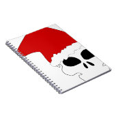 Carnet crâne goth noël (Côté Droit)