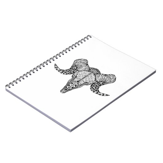 Carnet Crâne inspiré de moutons (Côté gauche)