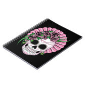 Carnet Crâne Lady Sugar (Côté gauche)