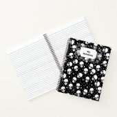 Carnet Crâne monochrome Polka Dot (Intérieur)