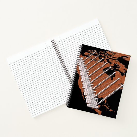 CARNET CRANE OPERATOR DIAMOND PLAQUE CRANE BRICK US MAP (Intérieur)