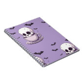 Carnet Crâne Pastel Goth dans une tasse à thé (Côté Droit)