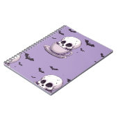 Carnet Crâne Pastel Goth dans une tasse à thé (Côté gauche)