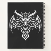 Carnet Crâne Pentagramme Tribal par BurnsInhell (Dos)