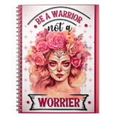 Carnet Crâne rose et joli sucre (Devant)