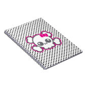 Carnet crâne rose Kawaii (Côté Droit)
