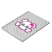 Carnet crâne rose Kawaii (Côté gauche)
