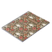 Carnet Crâne rose mou (Côté gauche)