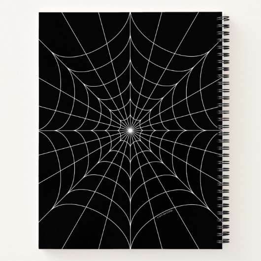 Carnet Crâne Spiderweb (Dos)