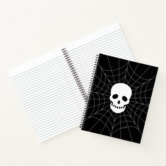Carnet Crâne Spiderweb (Intérieur)