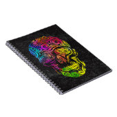 Carnet Crâne tourbillonnant (couleur) (Côté Droit)