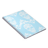 Carnet crâne victorien bleu (Côté Droit)