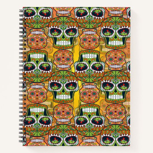 Carnet Crânes à sucre (Devant)