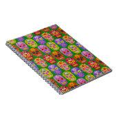 Carnet Crânes de fleurs Motif sans soudure 2018 (Côté Droit)