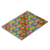 Carnet Crânes de fleurs Motif sans soudure 2018 (Côté gauche)