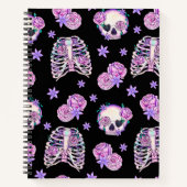 Carnet crânes et os noirs (Devant)