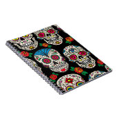 Carnet Crânes et Roses mexicains : Conception Vintage (Côté Droit)