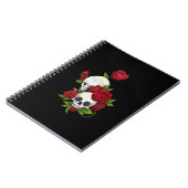 Carnet Crânes Roses Día de Muertos (Côté gauche)