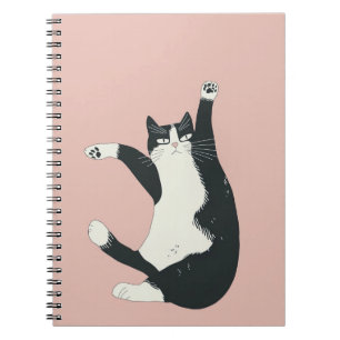Carnet Cranky Cat Dance Imprimer L'art de chat drôle et