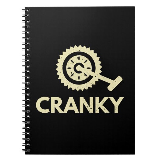 Carnet Cranky / Vélo / Cycliste (Devant)