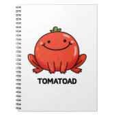 Carnet Crapaudtomate Blague Crapaud Tomate Pun  (Devant)