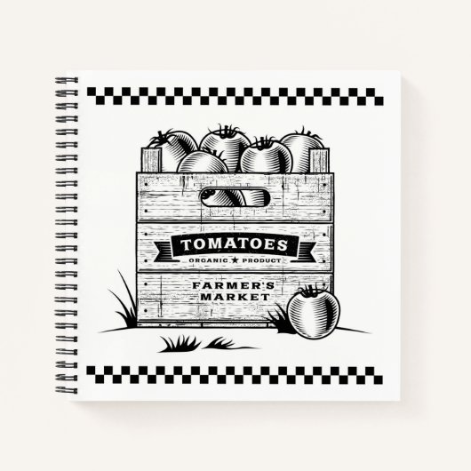 CARNET CRATE DE TOMATES (Devant)