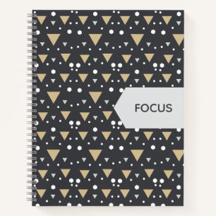 Carnet Cravate Graphite Geometry Luxe
