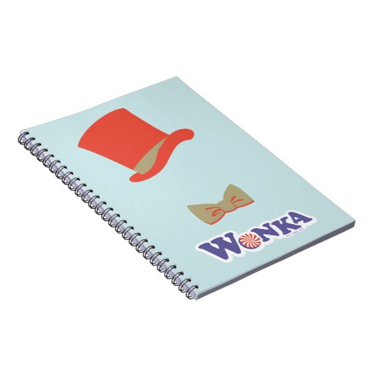 Carnet Cravate Wonka Top Hat & Bow (Côté Droit)