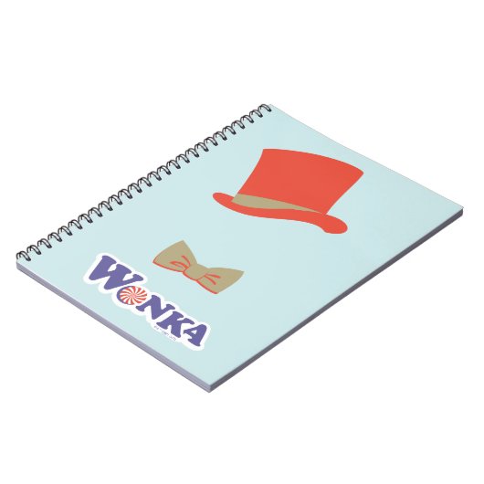 Carnet Cravate Wonka Top Hat & Bow (Côté gauche)