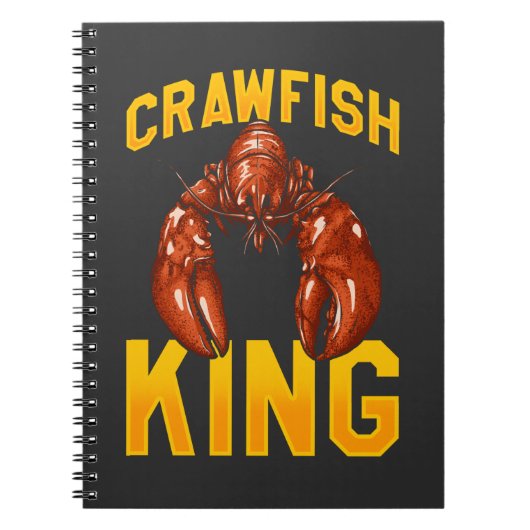 Carnet Crawfish King Citation Footy de fruits de mer (Devant)