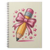 Carnet Crayon Coquette Arc Prof Appreciation École (Devant)