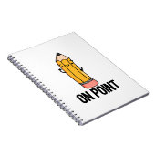 Carnet Crayon de blague sur le point (Côté Droit)