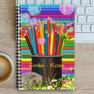 Carnet Crayon de couleur Daisy Bulle Papillon Collège