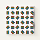 Carnet Crayons de couleur arc-en-ciel (Dos)
