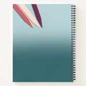 Carnet Crayons de couleur aux teintes douces (Dos)