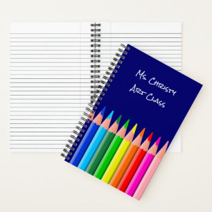 Carnet Crayons de couleur pour la rentrée scolaire