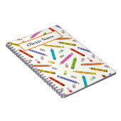 Carnet Crayons et modèle de crayons sur mesure pour l'éco (Côté Droit)