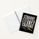 Carnet Crayons Outta droits (Intérieur)