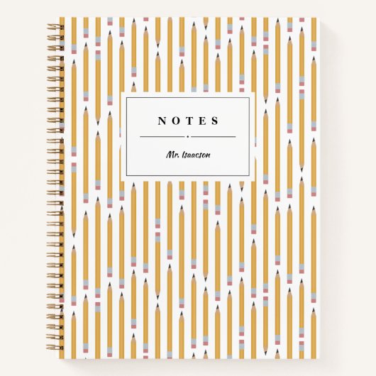 Carnet Crayons personnalisés (Devant)