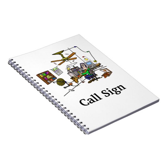 Carnet Crazy Home Brew Ham Radio Shack Note Book (Côté Droit)