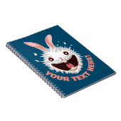 Carnet Crazy White Rabbit Face (Côté Droit)