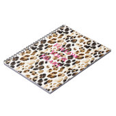 Carnet Cream Brown Leopard Animal Print (Côté gauche)