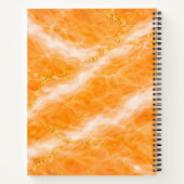 Carnet Creamsicle Marble with Ivory Swirls & Gold Veining (Dos)