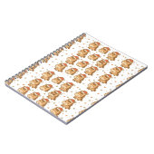 Carnet Create a cute horse wearing a tiny Christmas hat (Côté gauche)