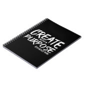 Carnet Create With Purpose Bible God Jesus Religious Chri (Côté gauche)