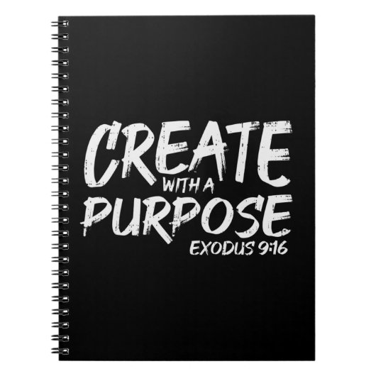 Carnet Create With Purpose Bible God Jesus Religious Chri (Devant)