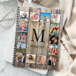 Carnet Create Your Custom Photo Collage Rustic Farmhouse